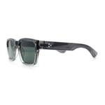 Mens Narrow Rectangle Vintage Style Bohemian Plastic Fashion Sunglasses
