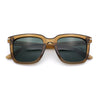 Gentlemanly Polarized Horn Rim Hipster Plastic Refined Fashion Sunglasses