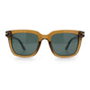 Gentlemanly Polarized Horn Rim Hipster Plastic Refined Fashion Sunglasses