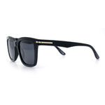 Gentlemanly Polarized Horn Rim Hipster Plastic Refined Fashion Sunglasses
