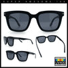 Gentlemanly Polarized Horn Rim Hipster Plastic Refined Fashion Sunglasses