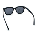 Gentlemanly Polarized Horn Rim Hipster Plastic Refined Fashion Sunglasses