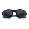 Polarized Mens Antiglare Classic Baseball Half Rim Wrap Sport Plastic Sunglasses