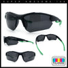 Polarized Mens Antiglare Classic Baseball Half Rim Wrap Sport Plastic Sunglasses