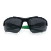 Polarized Mens Antiglare Classic Baseball Half Rim Wrap Sport Plastic Sunglasses