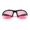 Polarized Mens Antiglare Classic Baseball Half Rim Wrap Sport Plastic Sunglasses