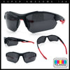 Polarized Mens Antiglare Classic Baseball Half Rim Wrap Sport Plastic Sunglasses