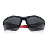 Polarized Mens Antiglare Classic Baseball Half Rim Wrap Sport Plastic Sunglasses