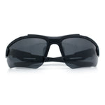 Polarized Mens Antiglare Classic Baseball Half Rim Wrap Sport Plastic Sunglasses