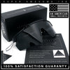 Polarized Mens Antiglare Oversized Shield Half Rim Wrap Sport Plastic Sunglasses\