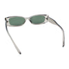Womens Narrow Rectangle Cat Eye Retro Gothic Diva Sunglasses