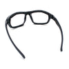 Photochromic Mens Choppers Oval Wrap Around Biker Riding Plastic Sunglasses Black Grey