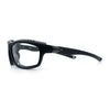 Photochromic Mens Choppers Oval Wrap Around Biker Riding Plastic Sunglasses Black Grey