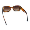 Womens Classy Mod Thick Plastic Rounded Rectangle Fashion Sunglasses