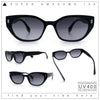 Womens Mod Urban City Hipster Rectangle Cat Eye Plastic Sunglasses