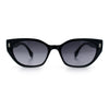 Womens Mod Urban City Hipster Rectangle Cat Eye Plastic Sunglasses