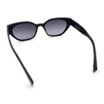 Womens Mod Urban City Hipster Rectangle Cat Eye Plastic Sunglasses