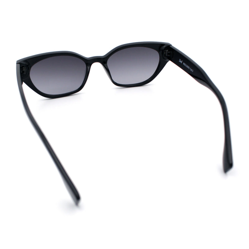 Womens Mod Urban City Hipster Rectangle Cat Eye Plastic Sunglasses