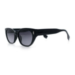 Womens Mod Urban City Hipster Rectangle Cat Eye Plastic Sunglasses
