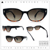 Womens Mod Urban City Hipster Rectangle Cat Eye Plastic Sunglasses