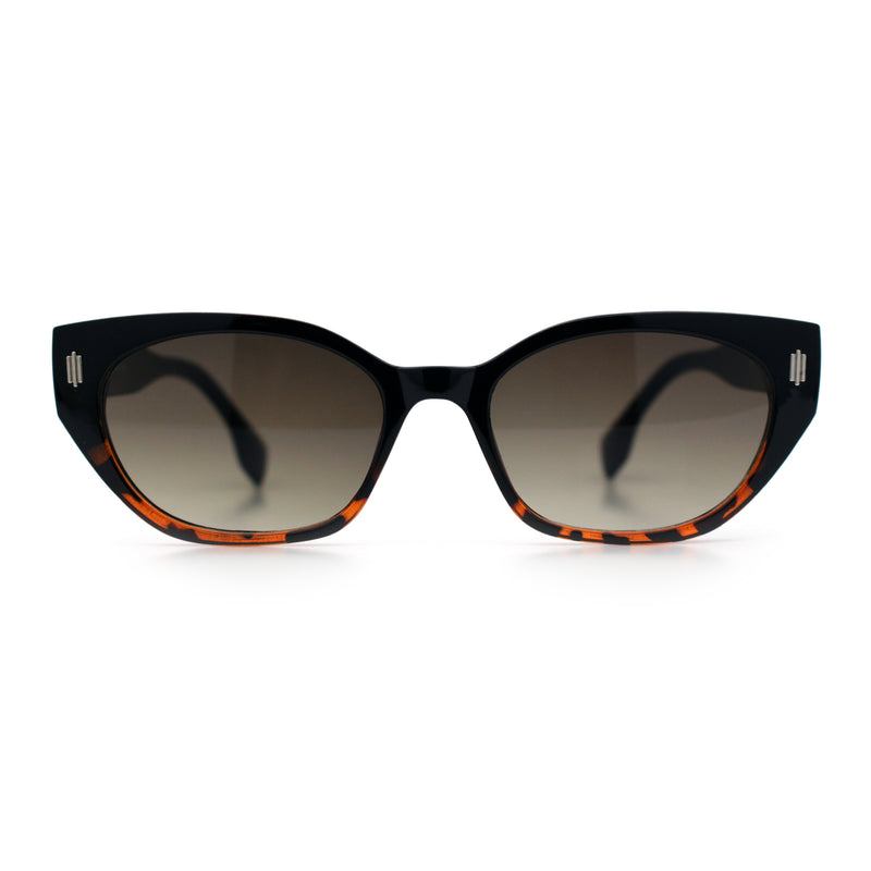 Womens Mod Urban City Hipster Rectangle Cat Eye Plastic Sunglasses
