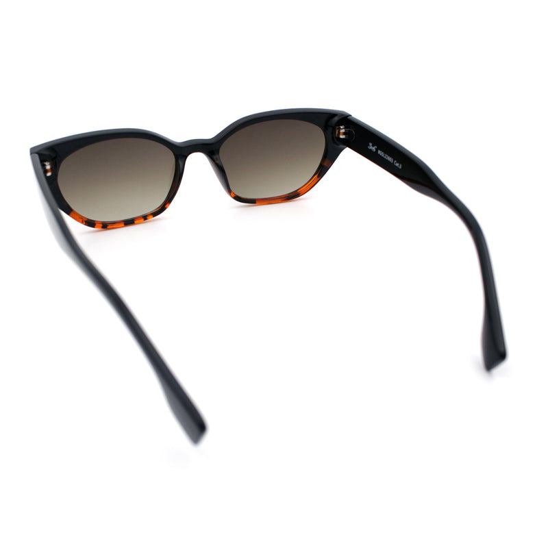 Womens Mod Urban City Hipster Rectangle Cat Eye Plastic Sunglasses