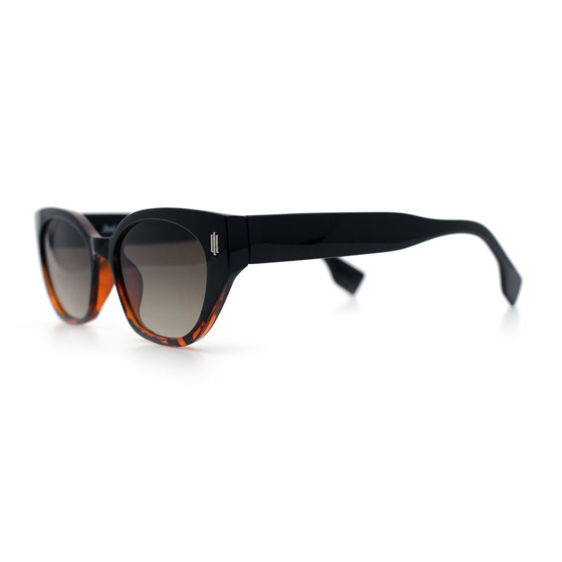 Womens Mod Urban City Hipster Rectangle Cat Eye Plastic Sunglasses