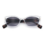 Womens Mod Urban City Hipster Rectangle Cat Eye Plastic Sunglasses