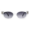 Womens Mod Urban City Hipster Rectangle Cat Eye Plastic Sunglasses