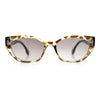 Womens Mod Urban City Hipster Rectangle Cat Eye Plastic Sunglasses