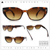 Womens Mod Urban City Hipster Rectangle Cat Eye Plastic Sunglasses