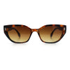 Womens Mod Urban City Hipster Rectangle Cat Eye Plastic Sunglasses