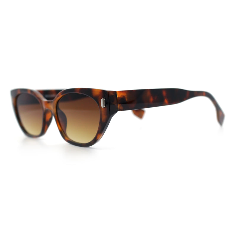 Womens Mod Urban City Hipster Rectangle Cat Eye Plastic Sunglasses