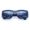 Womens Oversized Thick Plastic Sport 90s Fashion Rectangle Sunglasses