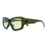 Womens Oversized Thick Plastic Sport 90s Fashion Rectangle Sunglasses