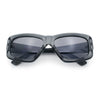 Womens Oversized Thick Plastic Sport 90s Fashion Rectangle Sunglasses