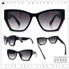 Womens Oversized Exposed Lens Rectangle Cat Eye Designer Fashion Luxury Sunglasses