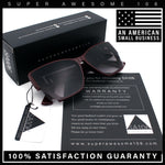 Womens Oversized Exposed Lens Rectangle Cat Eye Designer Fashion Luxury Sunglasses