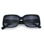 Womens Classy 90s Styling Chic Rectangle Designer Fashion Plastic Sunglasses
