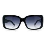 Womens Classy 90s Styling Chic Rectangle Designer Fashion Plastic Sunglasses