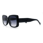 Womens Classy 90s Styling Chic Rectangle Designer Fashion Plastic Sunglasses