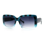 Womens Classy 90s Styling Chic Rectangle Designer Fashion Plastic Sunglasses