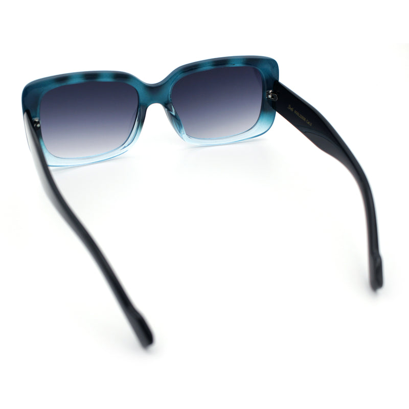 Womens Classy 90s Styling Chic Rectangle Designer Fashion Plastic Sunglasses