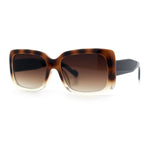 Womens Classy 90s Styling Chic Rectangle Designer Fashion Plastic Sunglasses