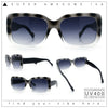 Womens Classy 90s Styling Chic Rectangle Designer Fashion Plastic Sunglasses