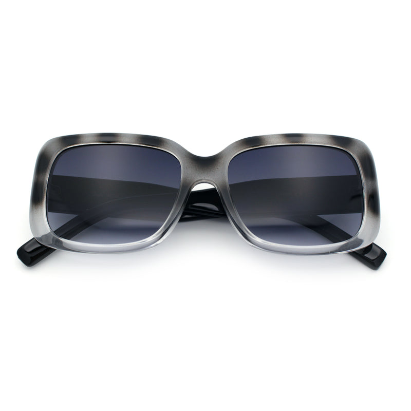 Womens Classy 90s Styling Chic Rectangle Designer Fashion Plastic Sunglasses