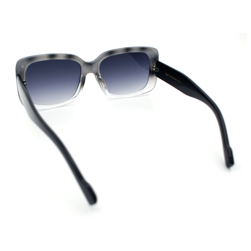 Womens Classy 90s Styling Chic Rectangle Designer Fashion Plastic Sunglasses