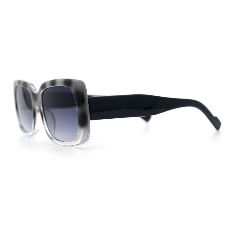 Womens Classy 90s Styling Chic Rectangle Designer Fashion Plastic Sunglasses