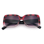 Womens Classy 90s Styling Chic Rectangle Designer Fashion Plastic Sunglasses