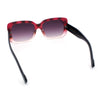 Womens Classy 90s Styling Chic Rectangle Designer Fashion Plastic Sunglasses